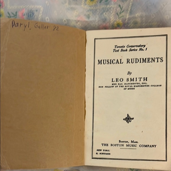 3/$25..Antique Musical Rudiments Book by Leo Smith - Picture 5 of 13
